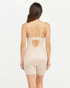 Spanx Best Sellers Suit Your Fancy Plunge Low-Back Mid-Thigh Bodysuit