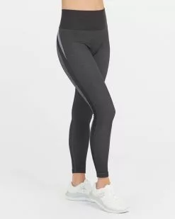 Spanx Look At Me Now Seamless Track Stripe Leggings