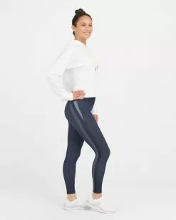 Spanx Look At Me Now Seamless Track Stripe Leggings