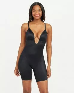 Spanx Best Sellers Suit Your Fancy Plunge Low-Back Mid-Thigh Bodysuit