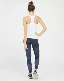 Spanx Comfy Essentials Look At Me Now Seamless Moto Leggings, Indigo Sky