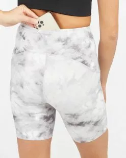 Spanx Clothing Booty Boost® Active Cloudy Tie Dye Bike Short, 8