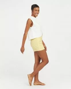 Spanx Clothing Stretch Twill Shorts, 4