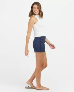 Spanx Clothing Stretch Twill Shorts, 4