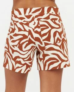 Spanx On-the-Go Printed Shorts, 6" New