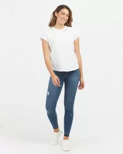 Spanx Pima Cotton Embroidered Graphic Tee