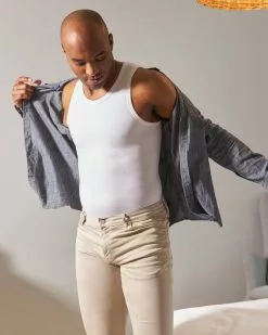 Spanx Mens Sculpt Cotton Tank