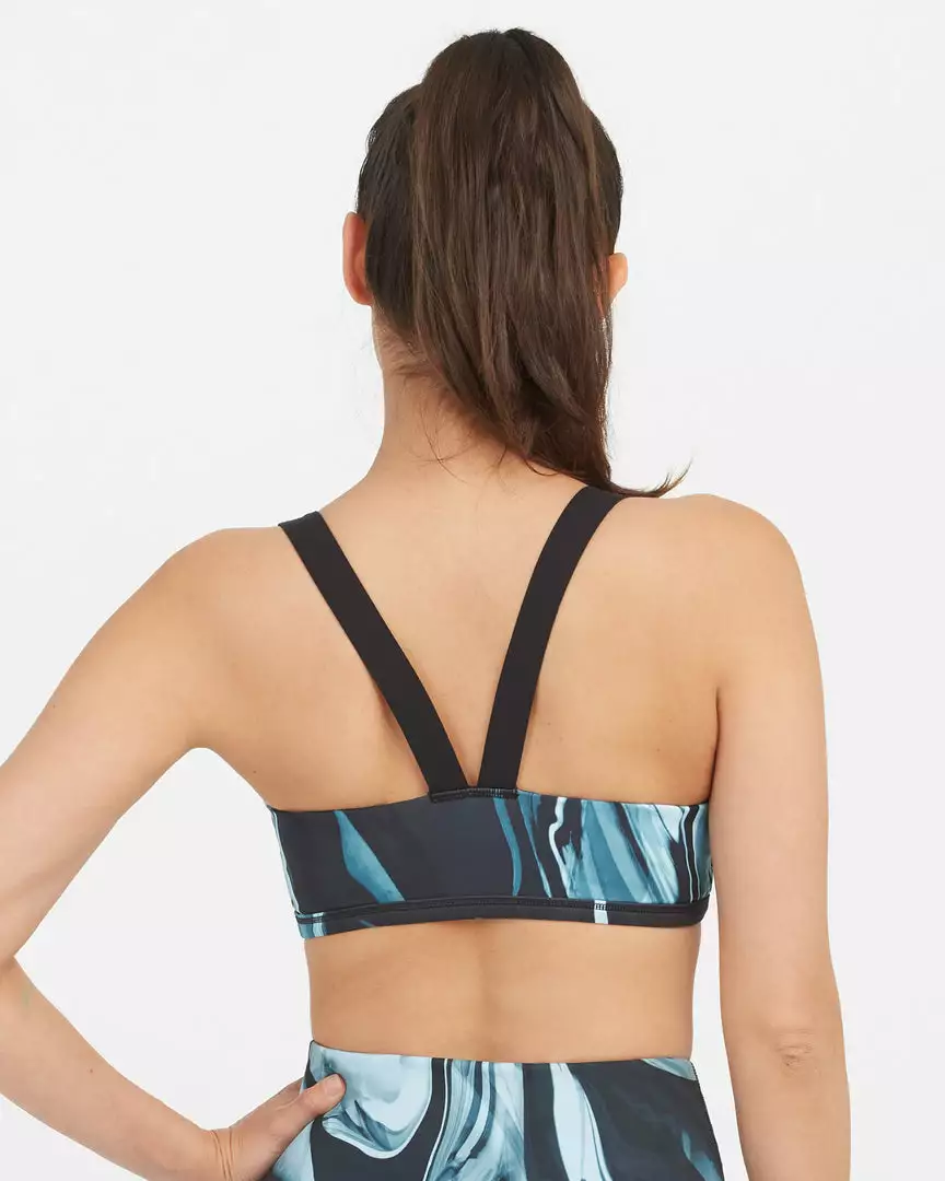Spanx Activewear Printed Low Impact Sports Bra Spanx Activewear Printed Low Impact Sports Bra