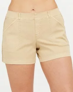 Spanx Clothing Stretch Twill Shorts, 4