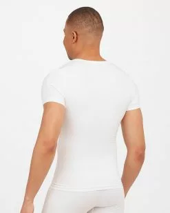 Spanx Sculpt Cotton V-Neck Mens