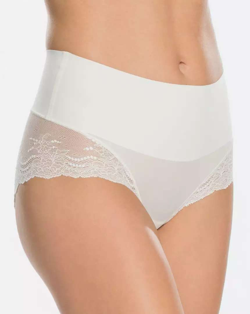 Spanx Undie-tectable® Lace Hi-Hipster Panty Level 1: Smooth Spanx Undie-tectable® Lace Hi-Hipster Panty Level 1: Smooth