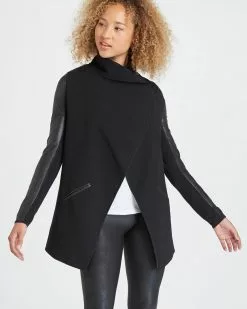 Spanx Best Sellers Drape Front Jacket 3 Spanx Best Sellers Drape Front Jacket