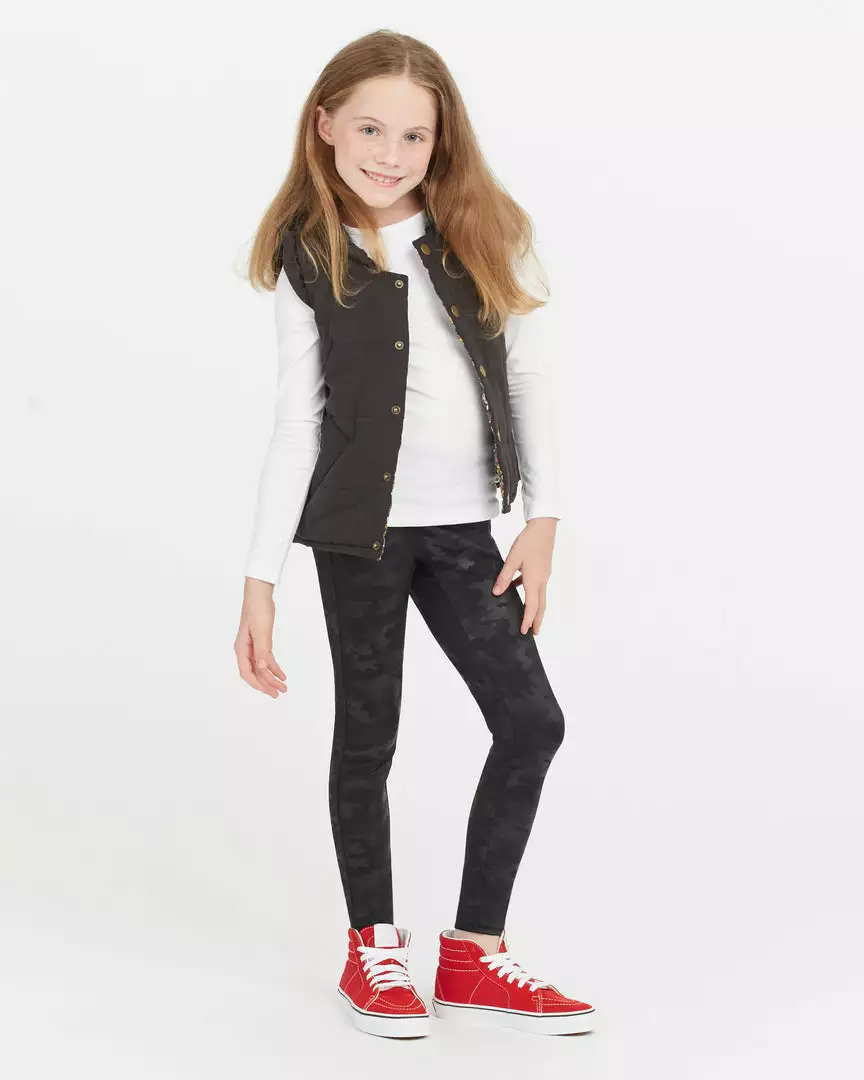 Spanx Girls Faux Leather Camo Leggings Spanx Girls Faux Leather Camo Leggings