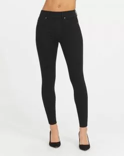 Spanx Best Sellers Ankle Skinny Jeans, Clean Black
