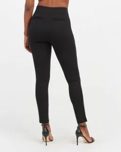 Spanx Clothing The Perfect Black Pant, Ankle Sequin Tuxedo Skinny