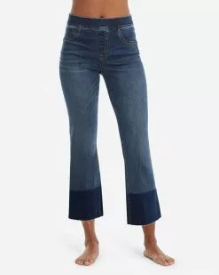 Spanx Cropped Flare Jeans