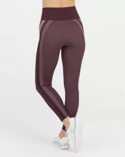 Spanx Look At Me Now Seamless Track Stripe Leggings