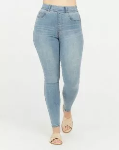 Spanx Ankle Skinny Jeans, Light Vintage Wash
