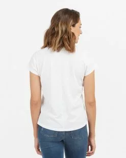 Spanx Pima Cotton Embroidered Graphic Tee