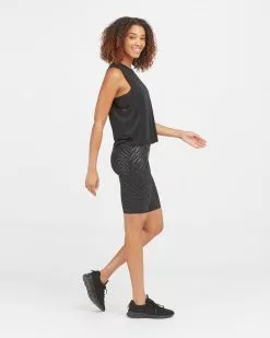 Spanx Faux Leather Bike Short