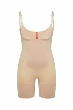 Spanx OnCore Open-Bust Mid-Thigh Bodysuit