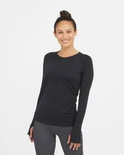 Spanx Look At Me Now Seamless Long Sleeve Tee