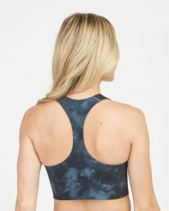 Spanx Printed Longline Medium Impact Sports Bra
