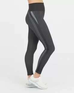 Spanx Look At Me Now Seamless Track Stripe Leggings