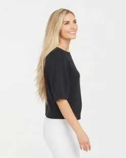 Spanx AirEssentials Puff Sleeve ‘At-the-Hip’ Top