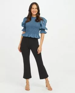 Spanx The Perfect Black Pant, Cropped Flare