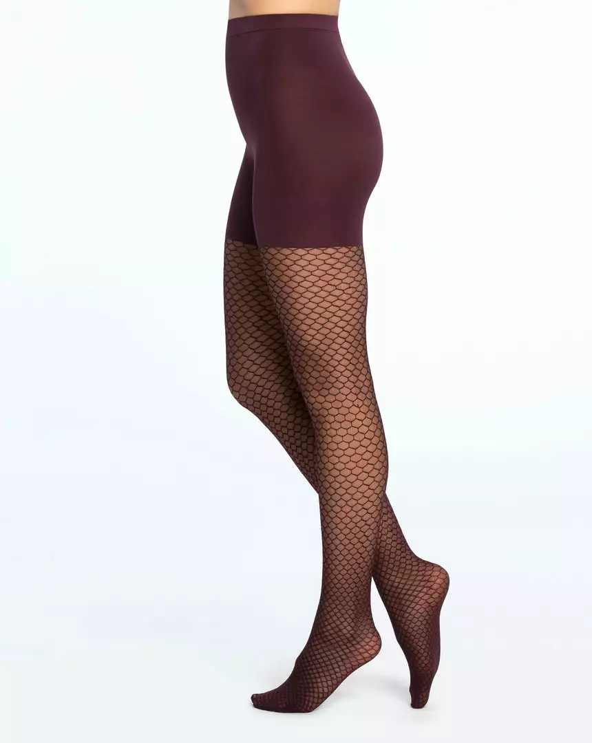 Spanx Hosiery Tight-End Tights®, Honeycomb Fishnet Spanx Hosiery Tight-End Tights®, Honeycomb Fishnet