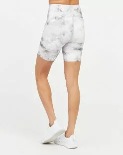 Spanx Clothing Booty Boost® Active Cloudy Tie Dye Bike Short, 8"