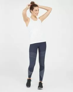 Spanx Comfy Essentials Look At Me Now Seamless Moto Leggings, Indigo Sky