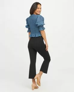 Spanx The Perfect Black Pant, Cropped Flare