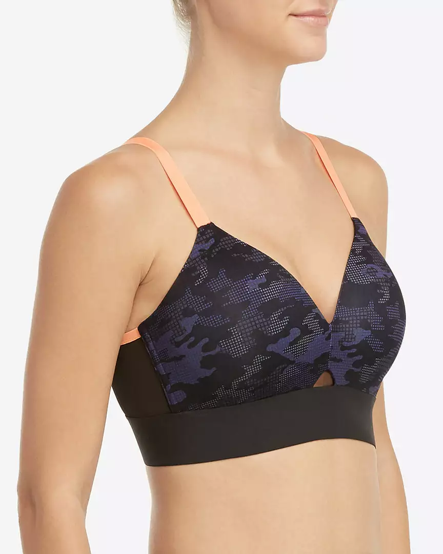 Spanx The Summer Shop Mesh Panel Medium Impact Sports Bra Spanx The Summer Shop Mesh Panel Medium Impact Sports Bra